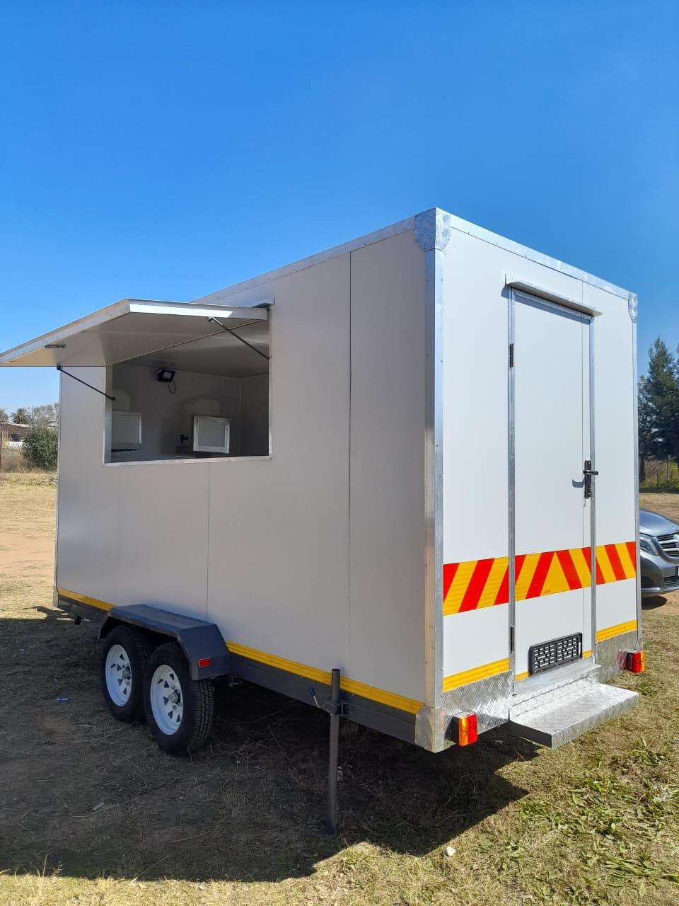 Ndlela Projects Food Trailer — Twin-axle exterior and rear access
