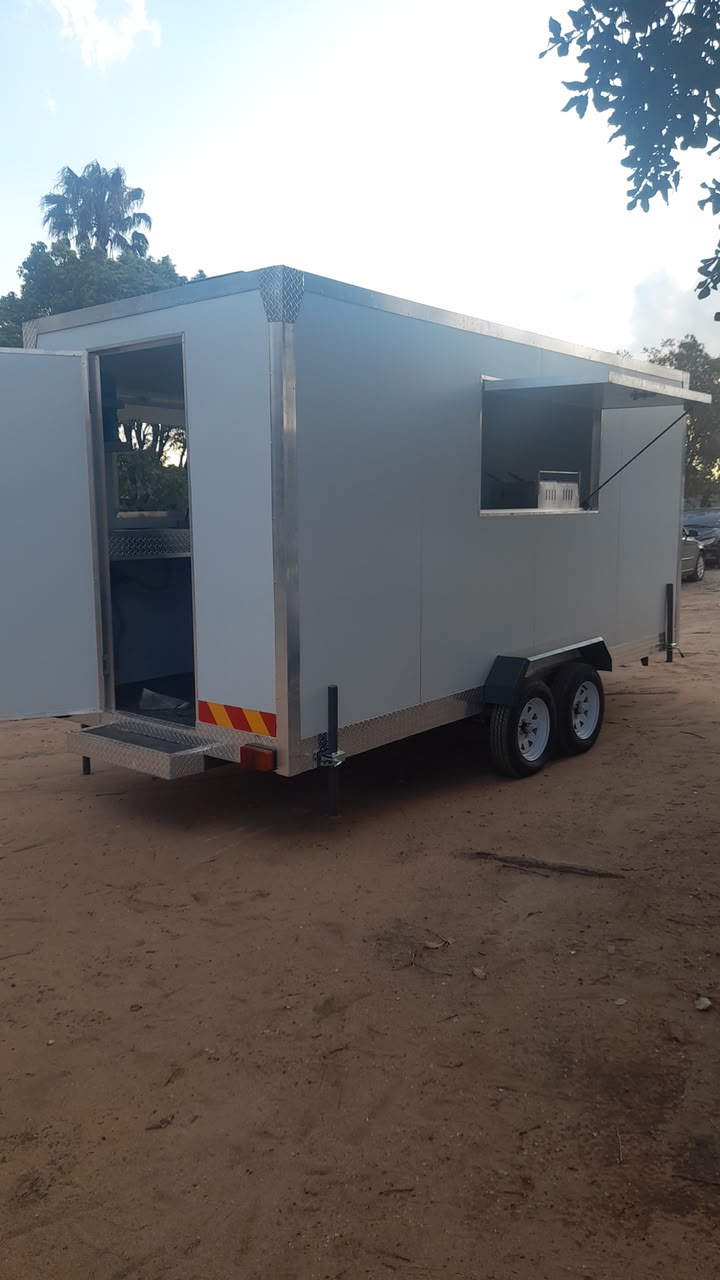 Ndlela Projects Food Trailer — Open access and serving hatch