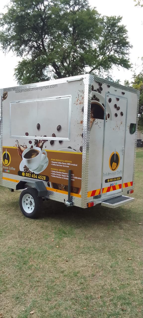 Ndlela Projects Coffee Trailer — Fully branded client build