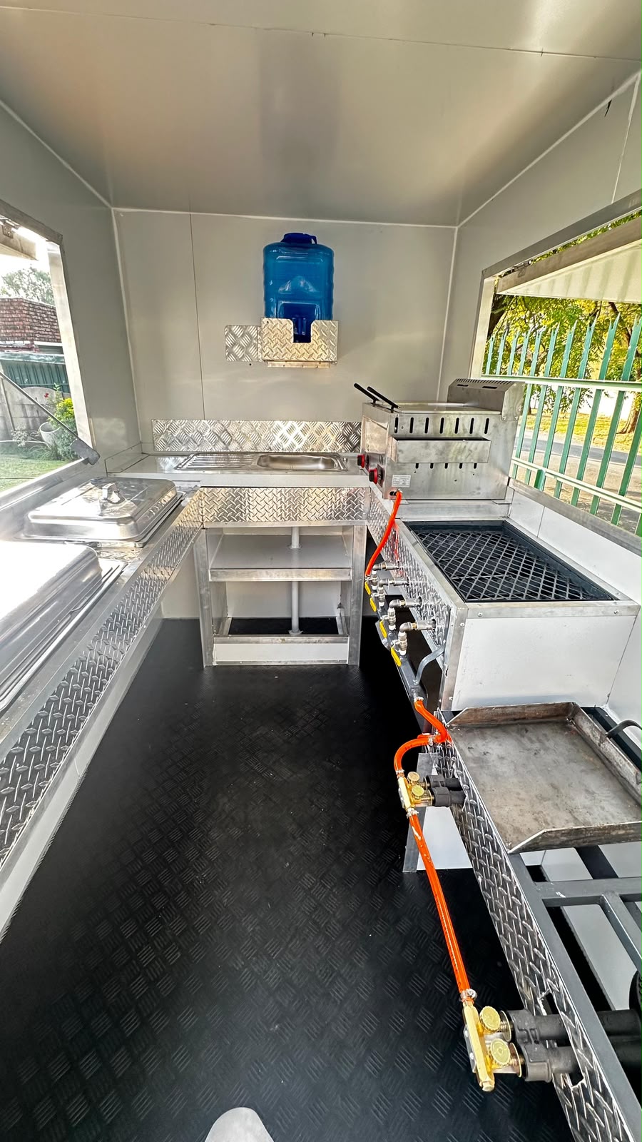 Ndlela Projects Mobile Kitchen — Full interior layout