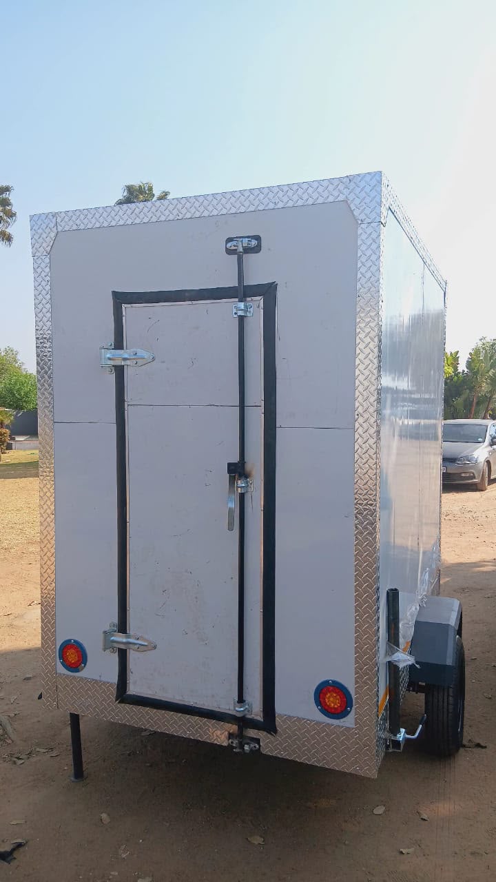 Ndlela Projects Mobile Fridge — Secure locking cold room door