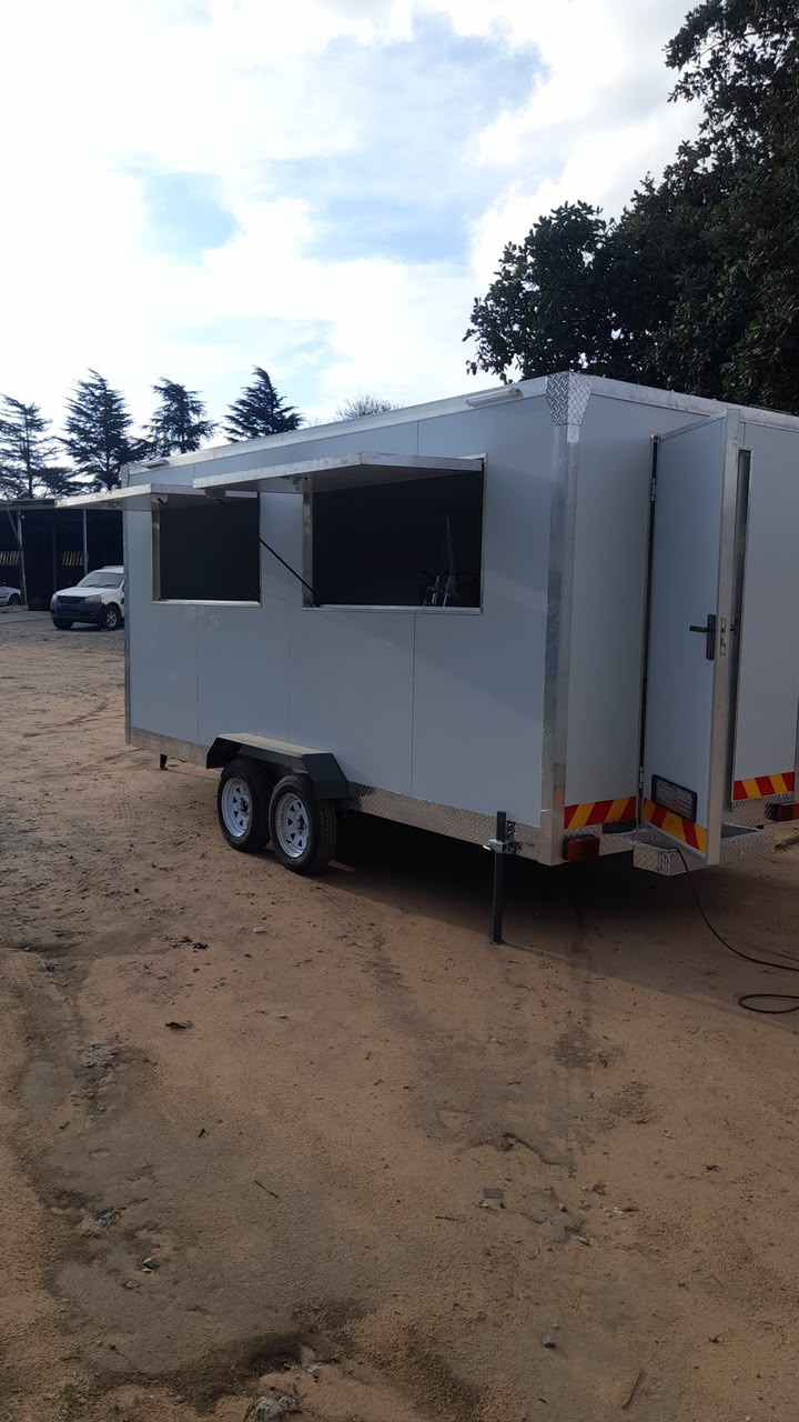 Ndlela Projects Food Trailer — Dual serving windows