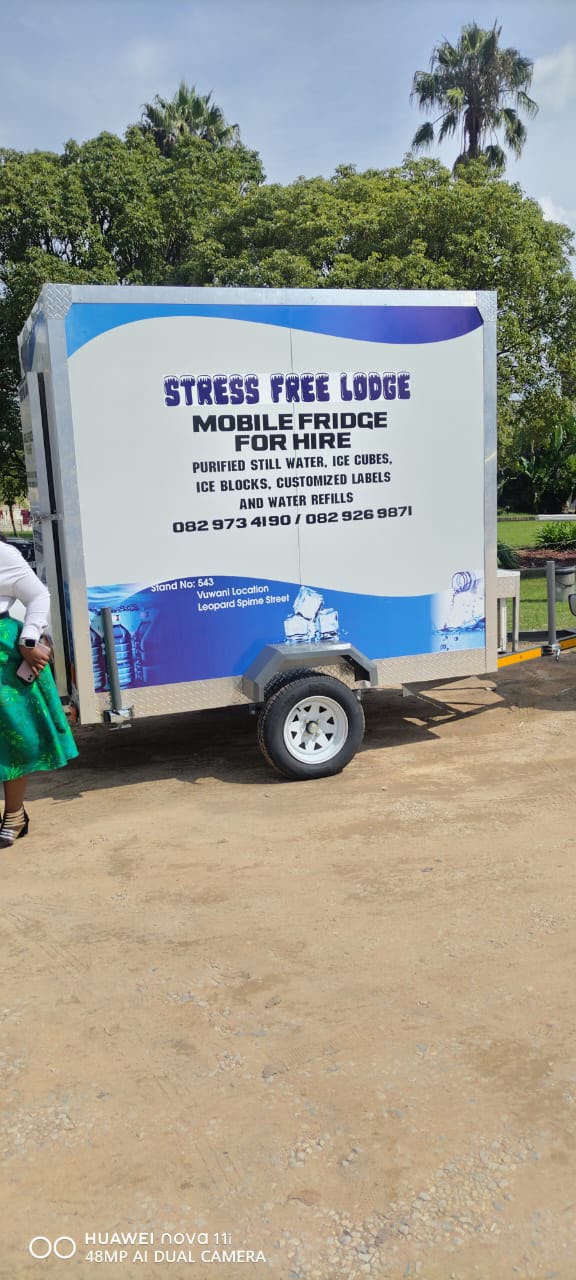 Ndlela Projects Mobile Fridge — Customer-branded cold chain build