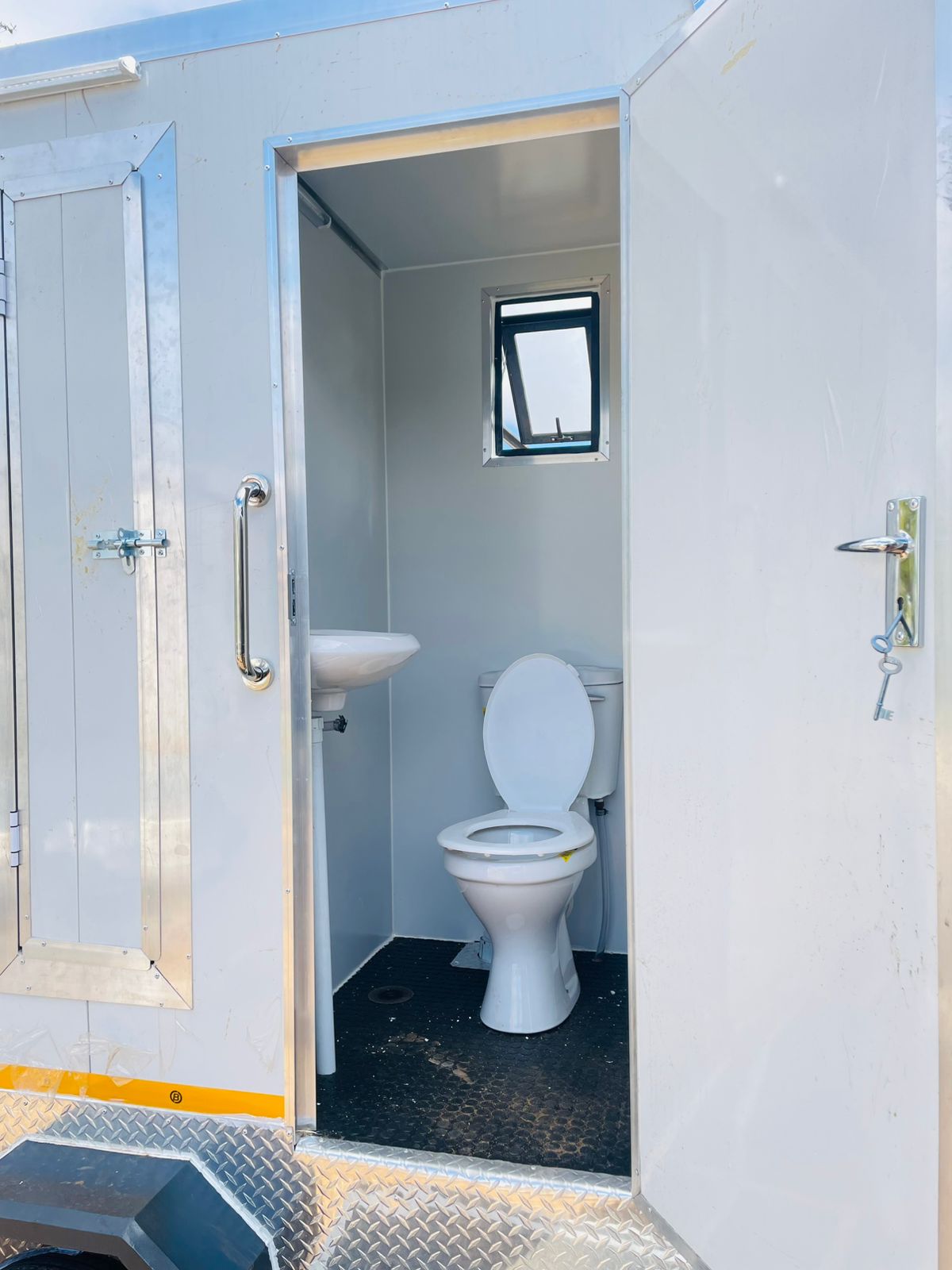 Ndlela Projects Mobile Ablution — Cubicle With Basin